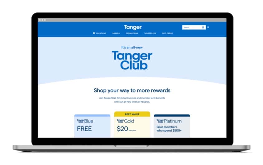 Coniq Powers New TangerClub Loyalty Program for Tanger® Outlets